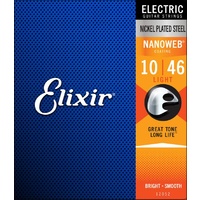 Elixir Electric Guitar Strings 10-46 (Nanoweb Coated)