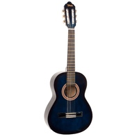 Valencia 1/2 Student Guitar (Blue Burst)