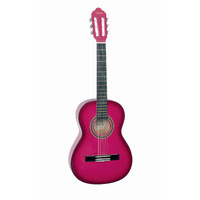 Valencia 3/4 Student Guitar (Pink Burst)