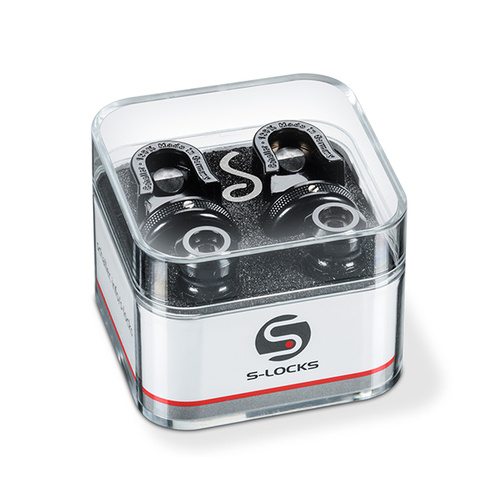 Schaller New S-Locks (Pair) 14010401 - Black Chrome