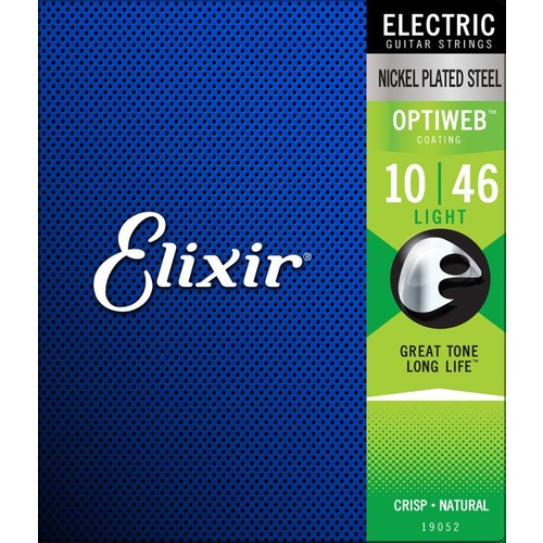 Elixir Electric Guitar Strings 9-42 (Optiweb Coated)