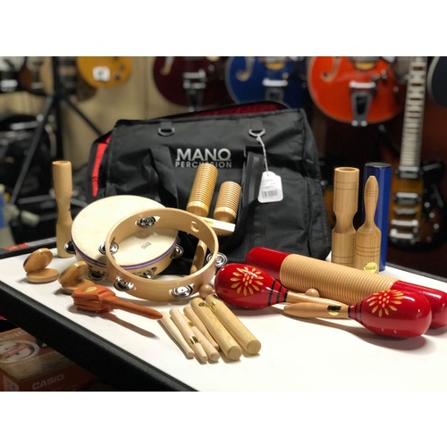 17 Piece Percussion Set With Bag