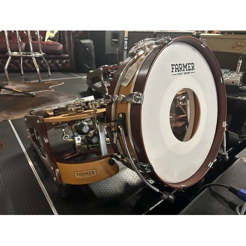Farmer Foot Drum 9 Pedal Black Brunette