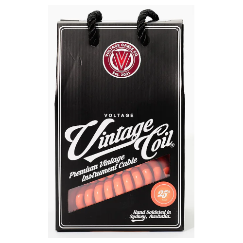 Voltage Vintage Coil Orange STST 25ft