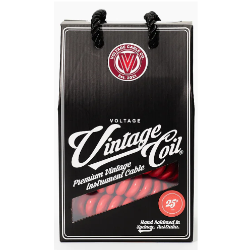 Voltage Vintage Coil Red STST 25ft